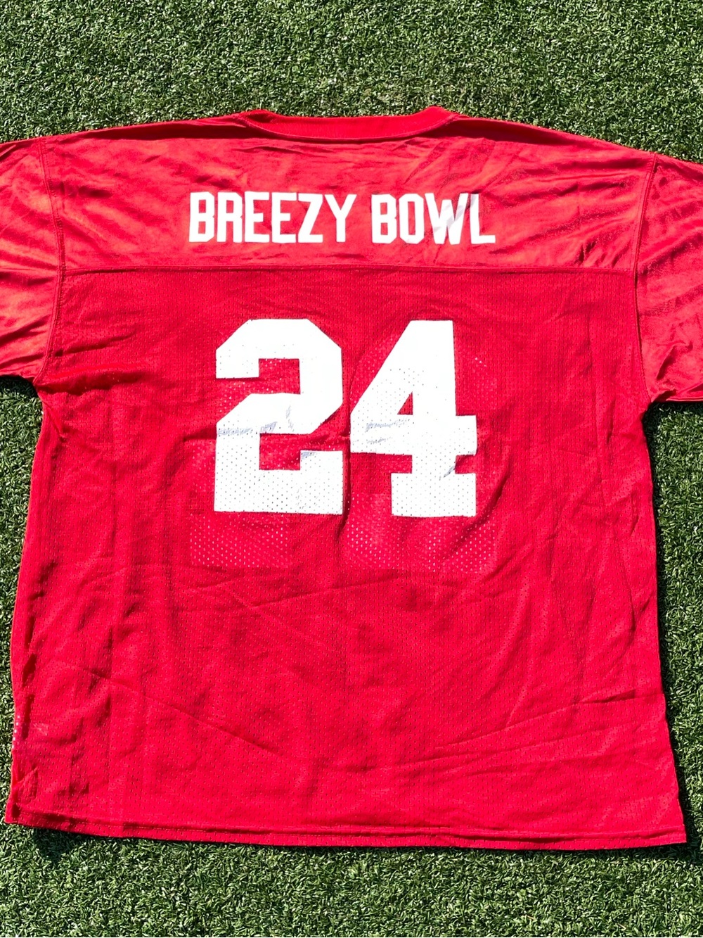 Official Chris Brown Team Breezy, Breezy Bowl 2024 Mesh Jersey
